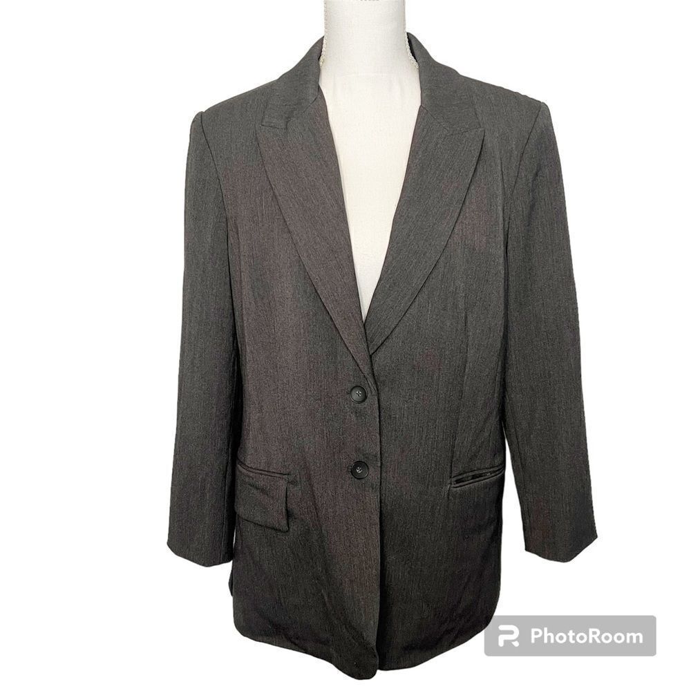 MM Lafleur NWT Gray Blazer Size 14